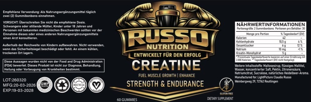 CREATIN MONOHYDRATE – DEIN BOOST FÜR MAXIMALE POWER – Bild 2