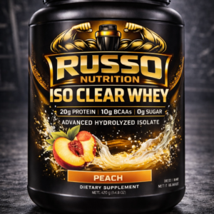 ISO CLEAR PFIRSICH – ERFRISCHENDER PROTEIN-DRINK FÜR DEINE PERFORMANCE