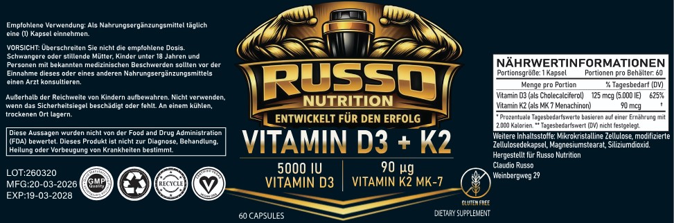 VITAMIN D3 + K2 – DIE PERFEKTE KOMBINATION FÜR DEINEN KÖRPER – Bild 2