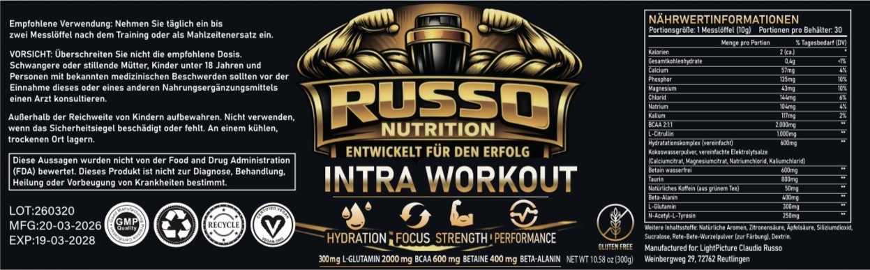 INTRA WORKOUT – LEISTUNG OHNE EINBRUCH – Bild 2