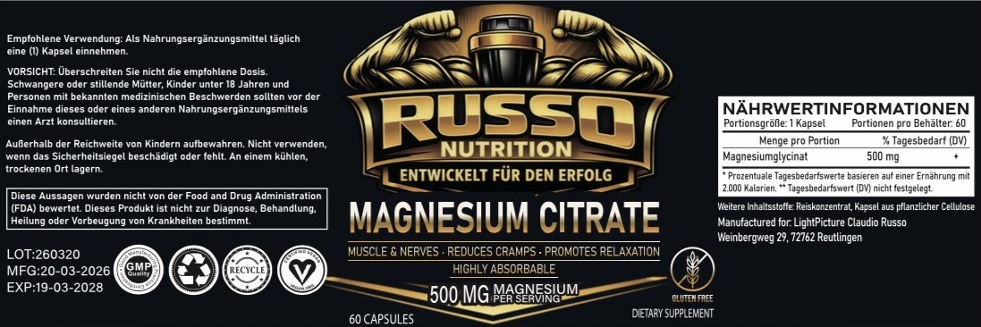 MAGNESIUM CITRAT – DEIN SUPPORT FÜR MUSKELN & NERVEN – Bild 2