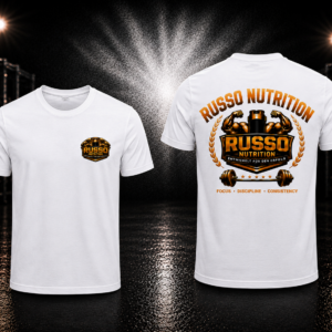 Russo Nutrition Shirt mit Hantel