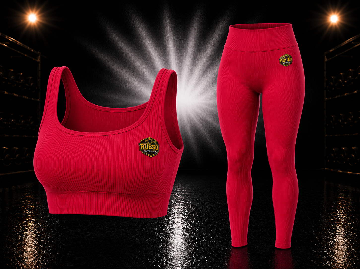Legginsset in Rot