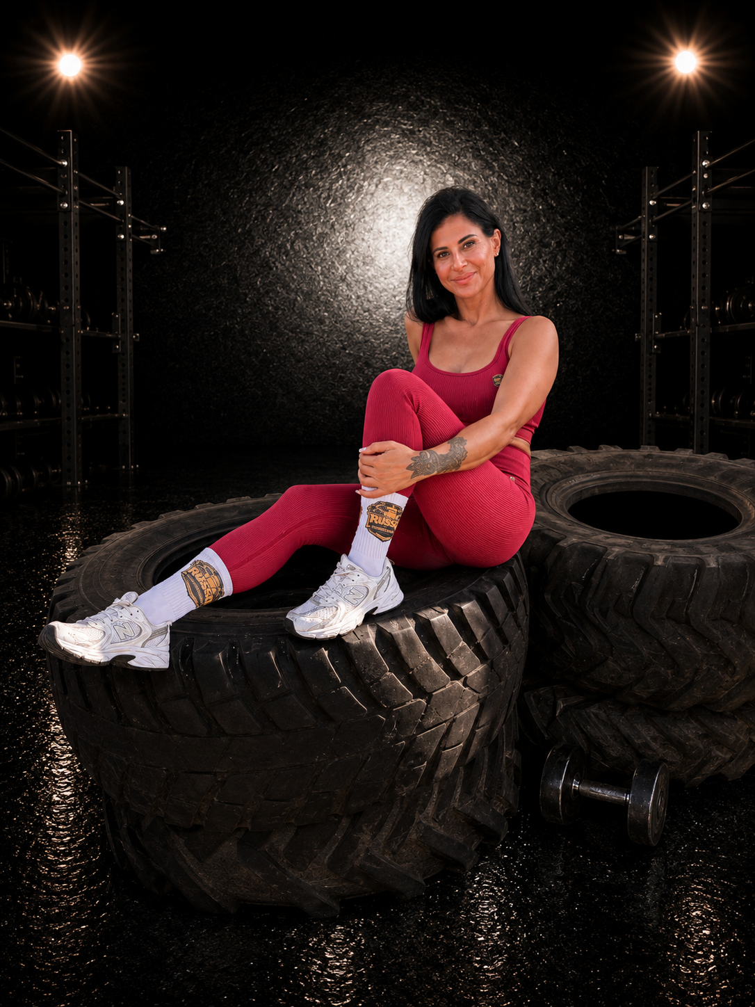 Legginsset in Rot – Bild 7