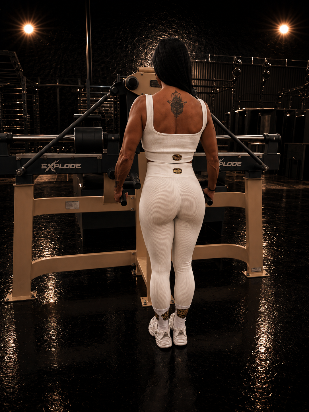 Legginsset in Creme/Weiß – Bild 6