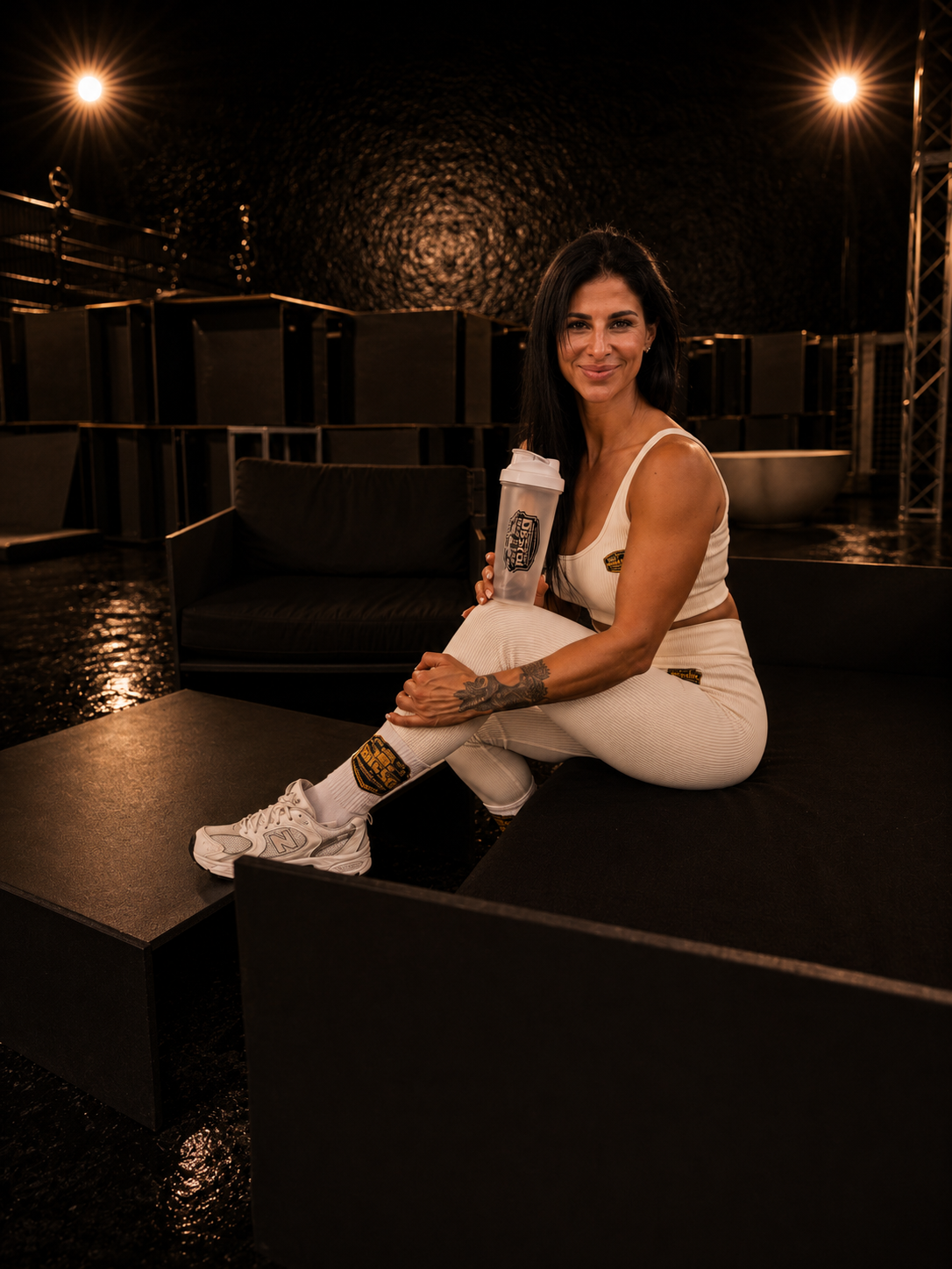 Legginsset in Creme/Weiß – Bild 8