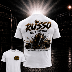 Russo Nutrition Shirt Shaker mit Hantel